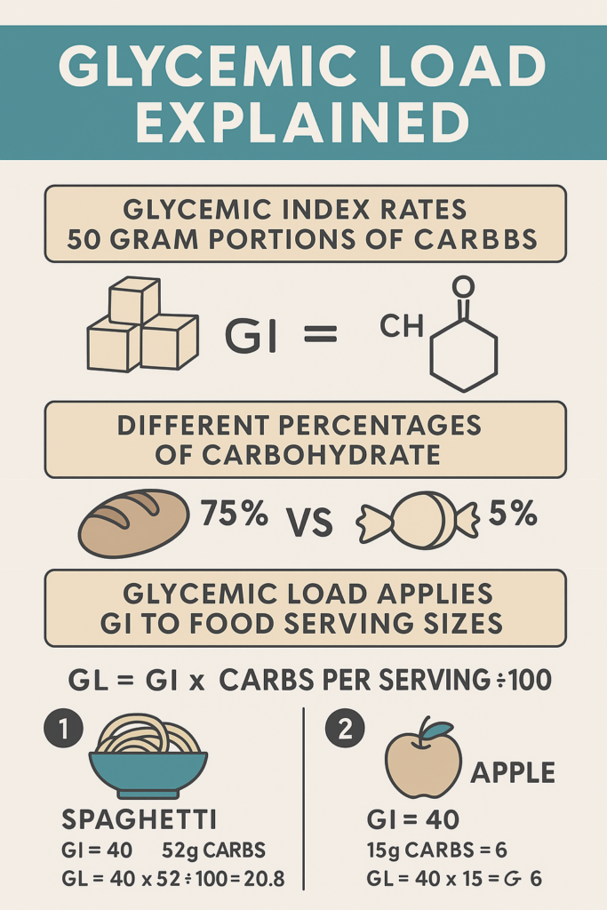 Glycemic Index Rates 50 Gram Portions of Carbs