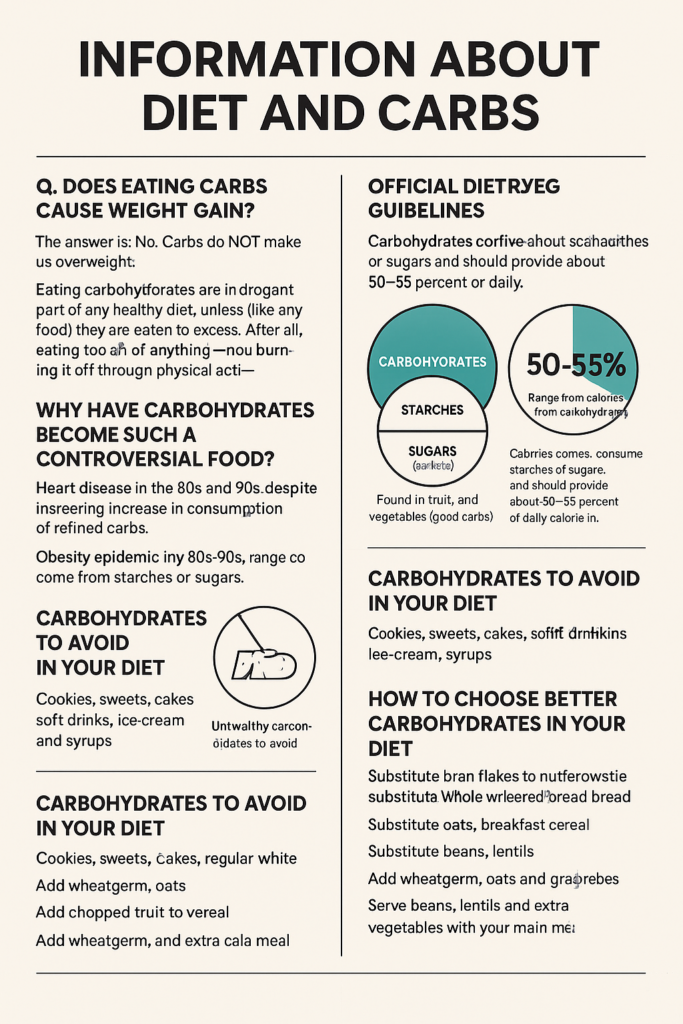 Information About Diet and Carbs